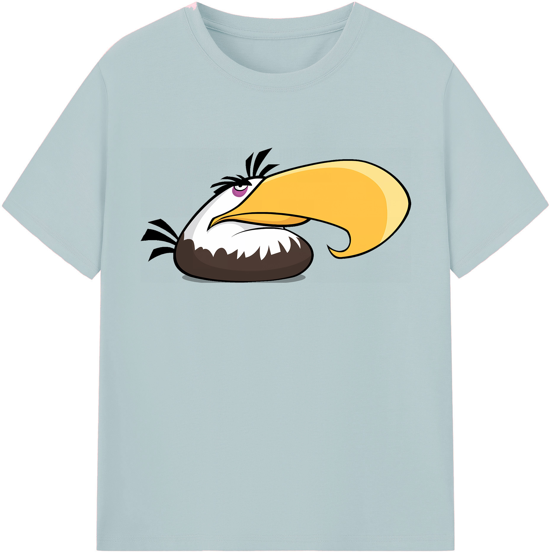 （画像用） Angry Birds アングリーバード 綿100％半袖Tシャツ（フロントプリント）
